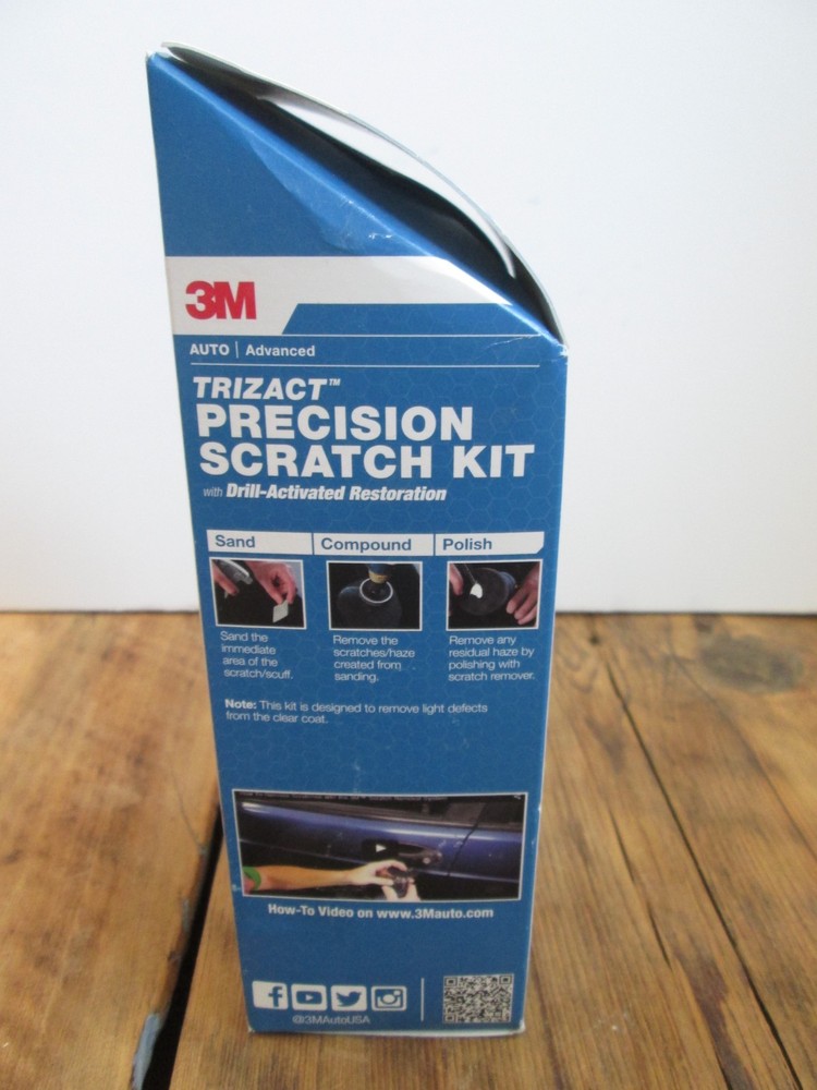 NEW 3M Trizact Precision Scratch Kit AUTO Advanced Drill Activated #39147