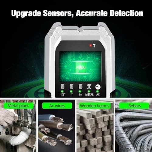 Stud Finder Wall Scanner 5 in 1 Multifunctional Upgraded Smart Wall Scanner, ...