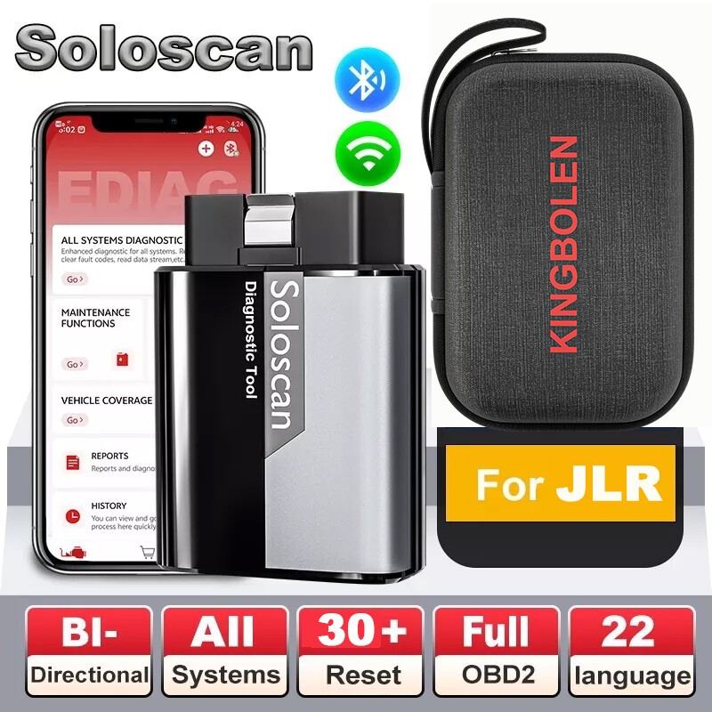 Kingbolen Soloscan For Landrover Scanner OBD2 Car Diagnostic ECU Coding Tool