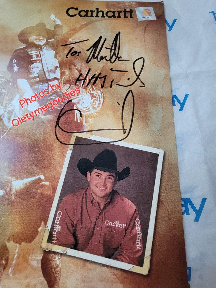 Adam Carrillo PBR Hand Signed 8 x 11