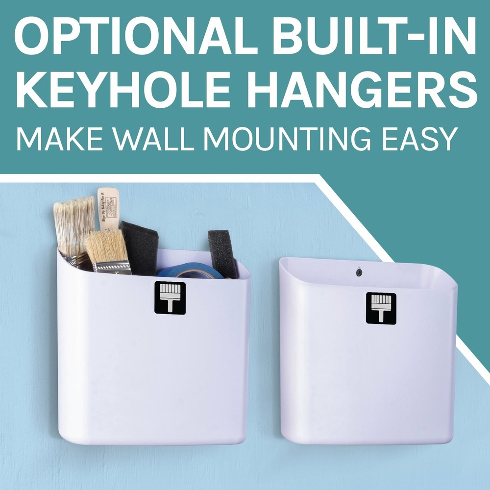 Large Magnetic Lint Bin - White