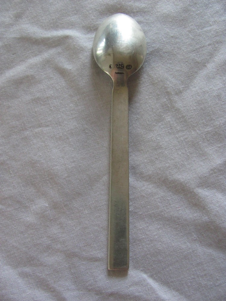 Evald Nielsen Denmark Silver 830 - Pattern #33 - Place Setting Teaspoon