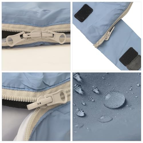 Compact Ultra Lightweight Sleeping Bag Envelope Backpacking Bag with Blue