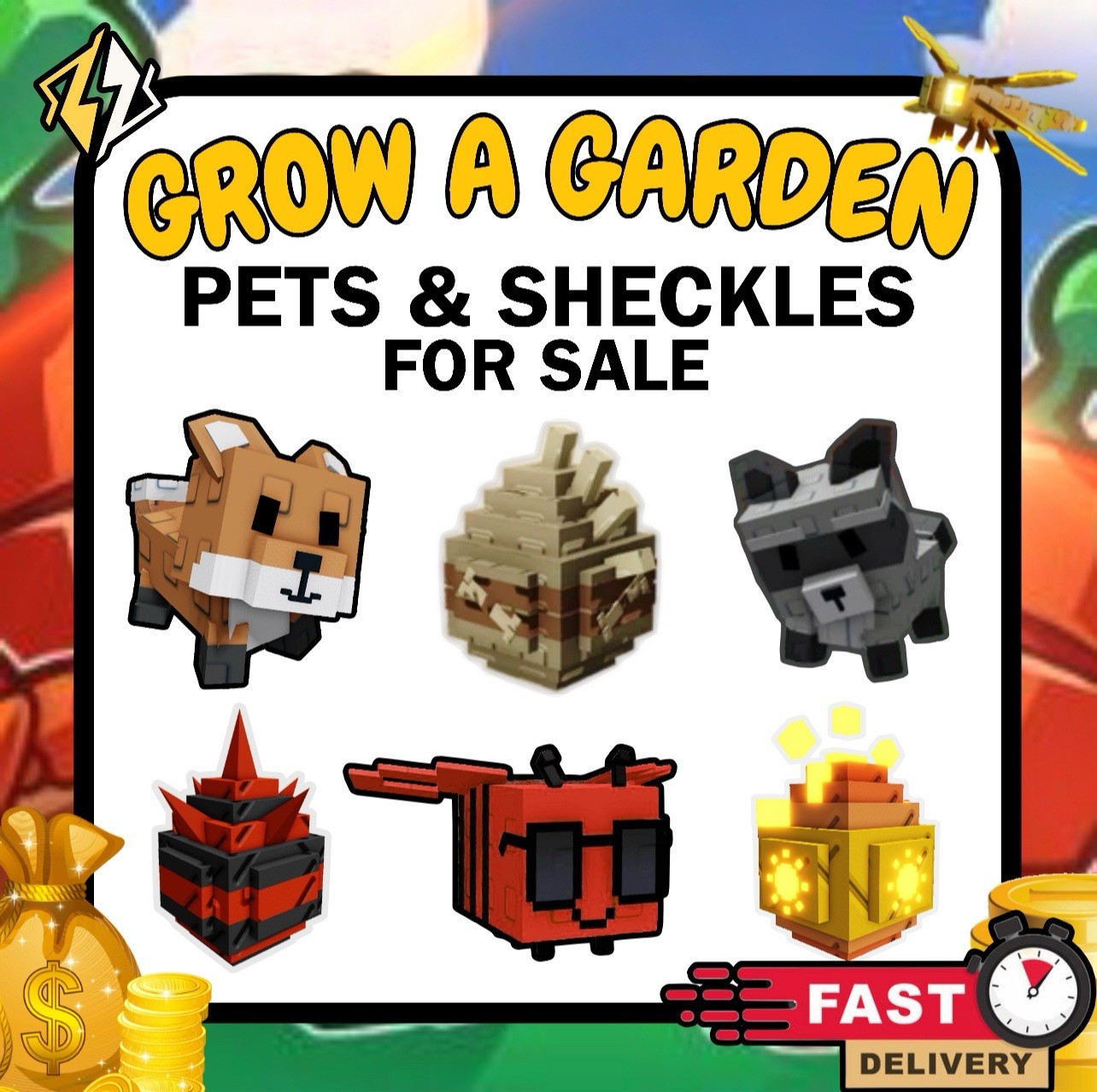 [🟢] Grow A Garden | Pets & Sheckles 🔥 | FASTEST DELIVERY 📦