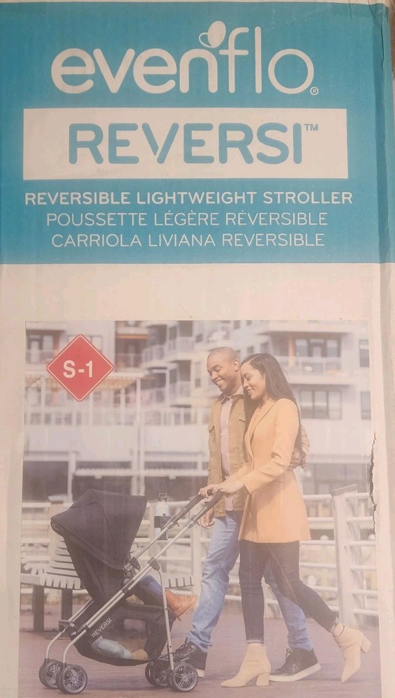 Reversi Lightweight Reversible Stroller New In Box Green.