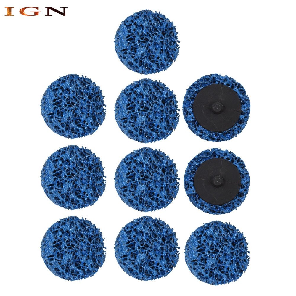 New 10 Pack 2 Inch Quick Change Easy Strip & Clean Discs For Paint Rust