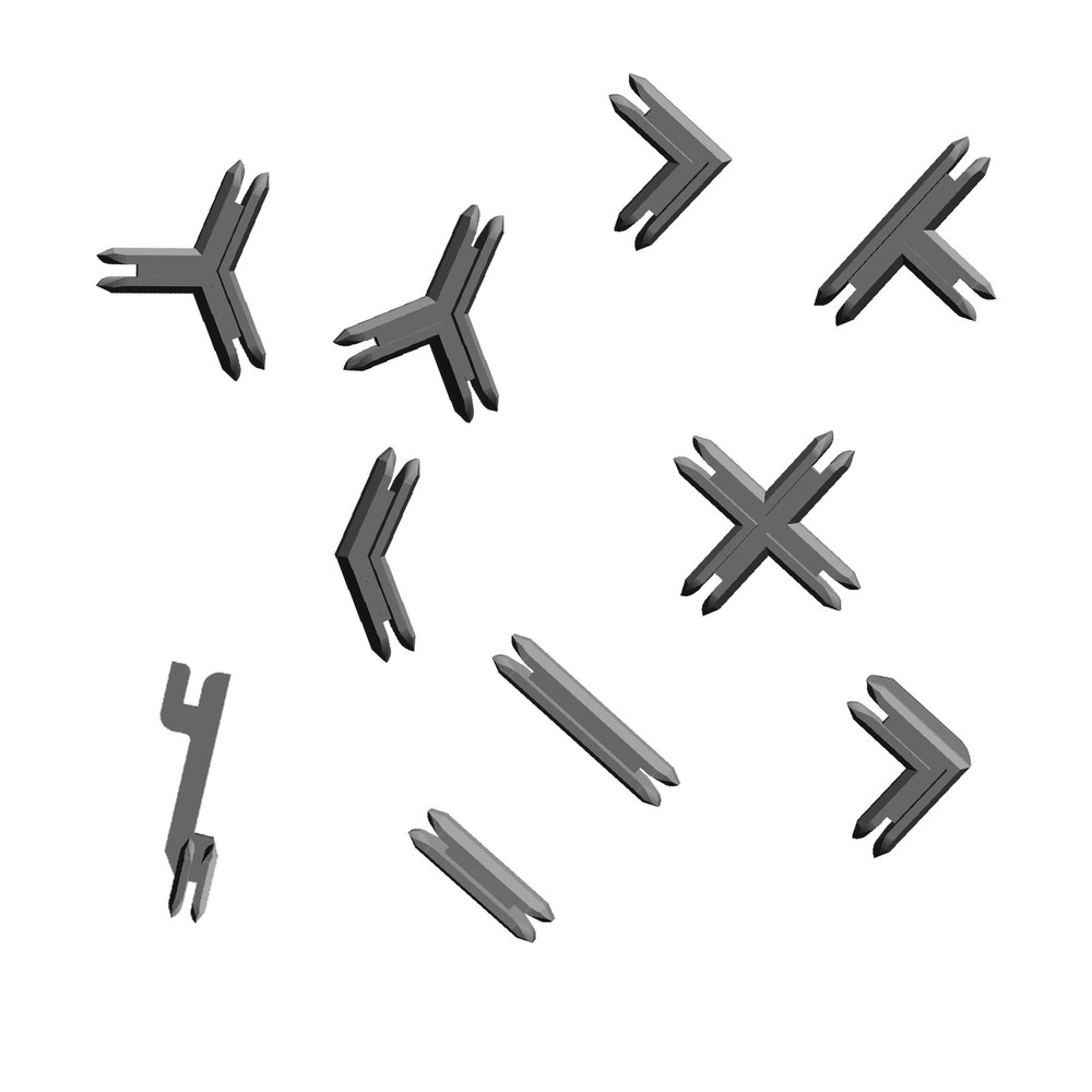 Battle Systems Terrain Clips (Grey) - Core Space for Warhammer 40k Necromunda