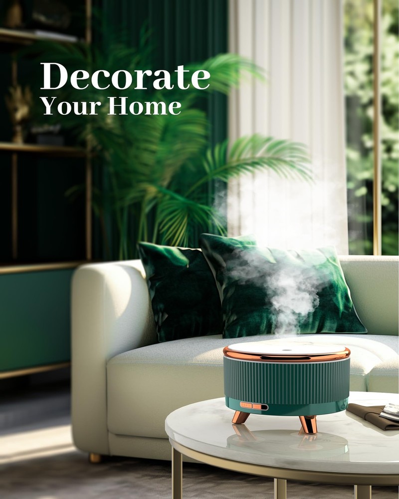 Essential Oil Diffuser for Home, Diffusers Oils Large Green