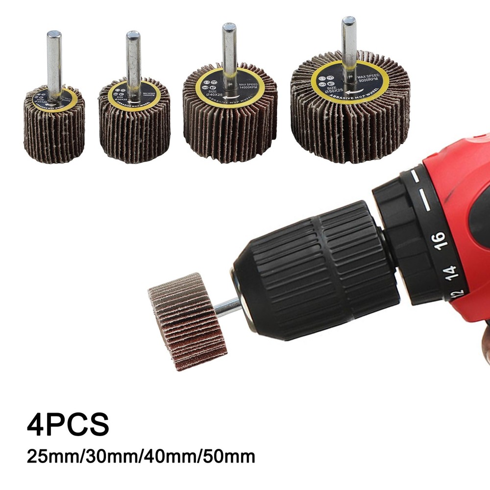 Powerful and Efficient 4PCS Sanding Flap Disc Wheel for Polishing Tasks