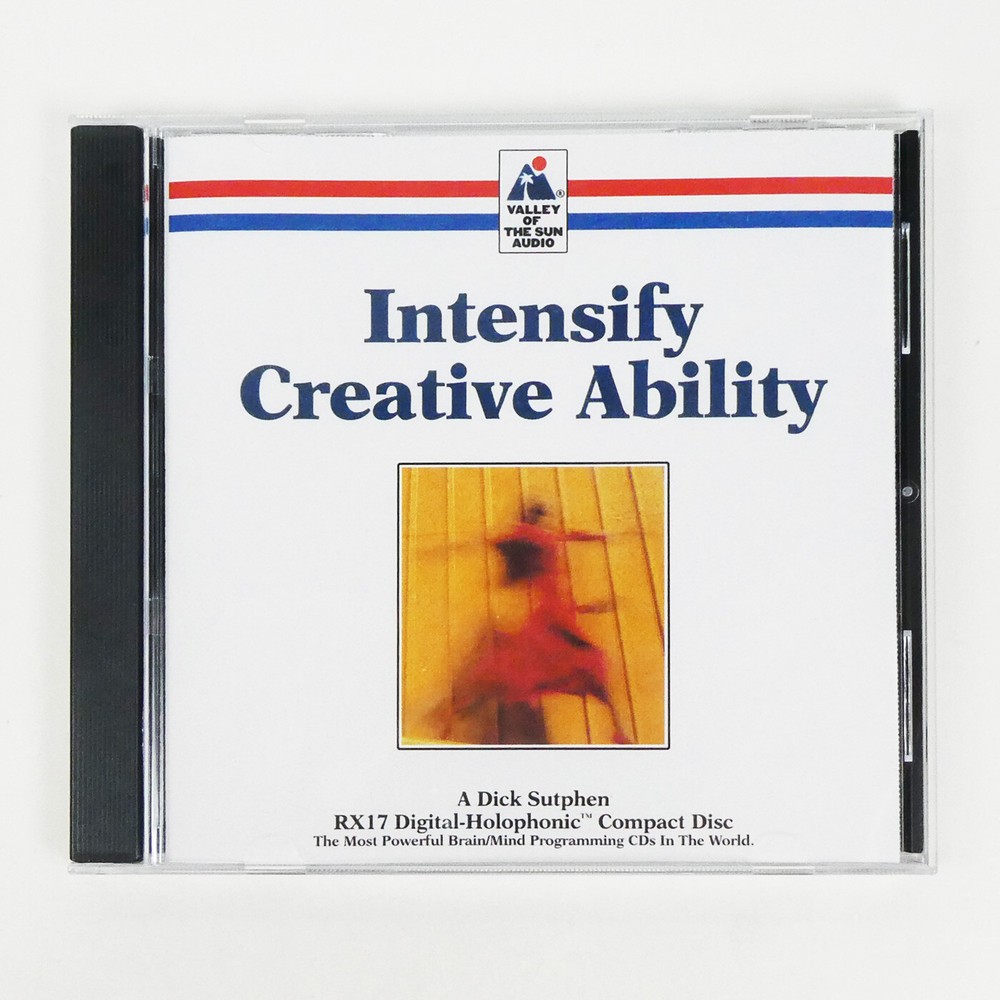 INCREASE CREATIVE ABILITY Self Hypnosis CD Dick Sutphen Guided Imagery intensify