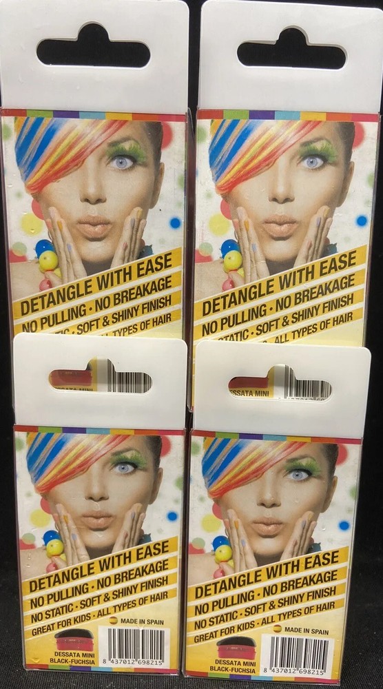 4 dessata mini detangling brush