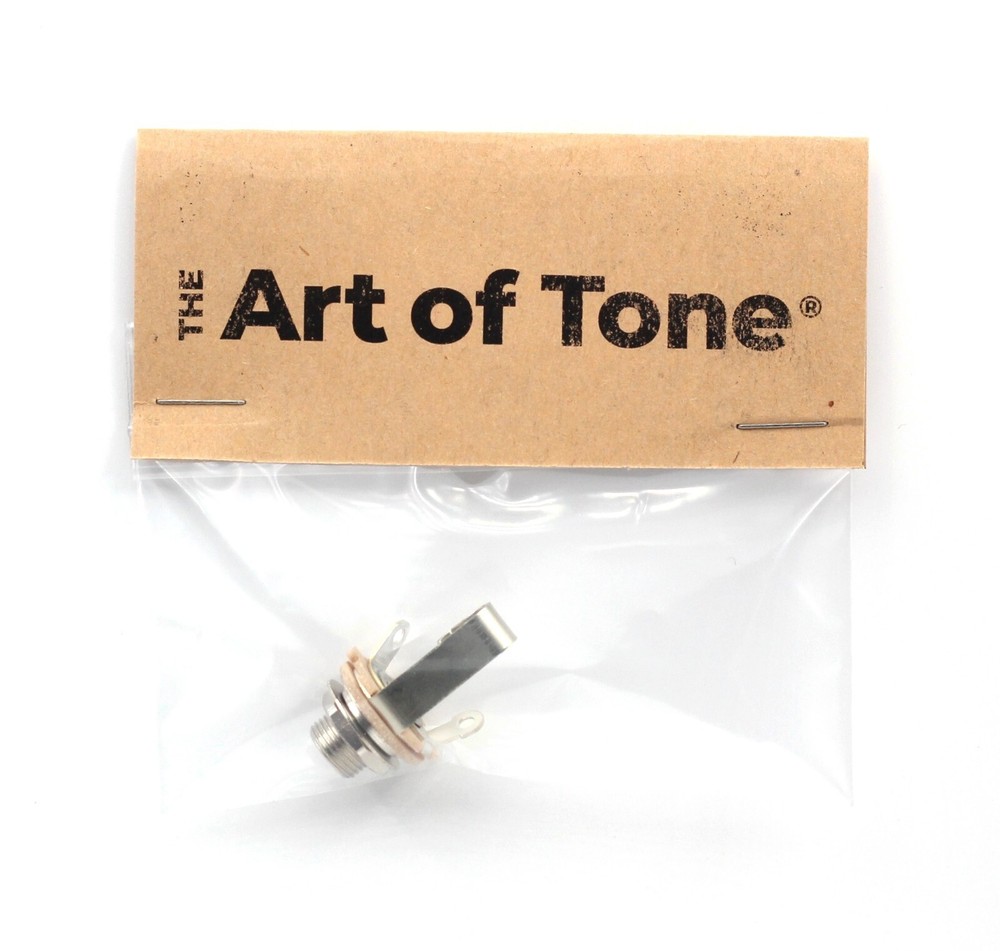 Switchcraft 1/4 Mono Jack Input Output w Mounting Hardware #11 - SINGLE (1X)