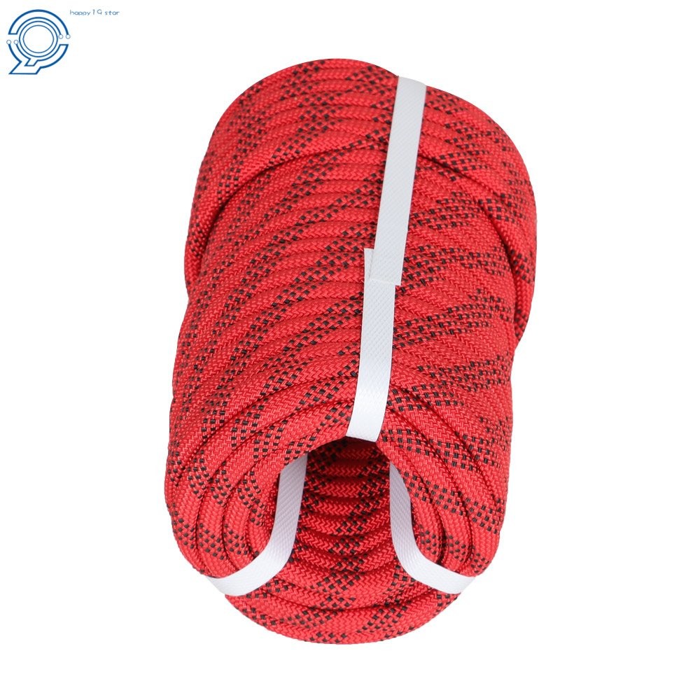 3/8" × 100' High Strong Braid Polyester Rope Arborist Tree Rope 3520Lbs