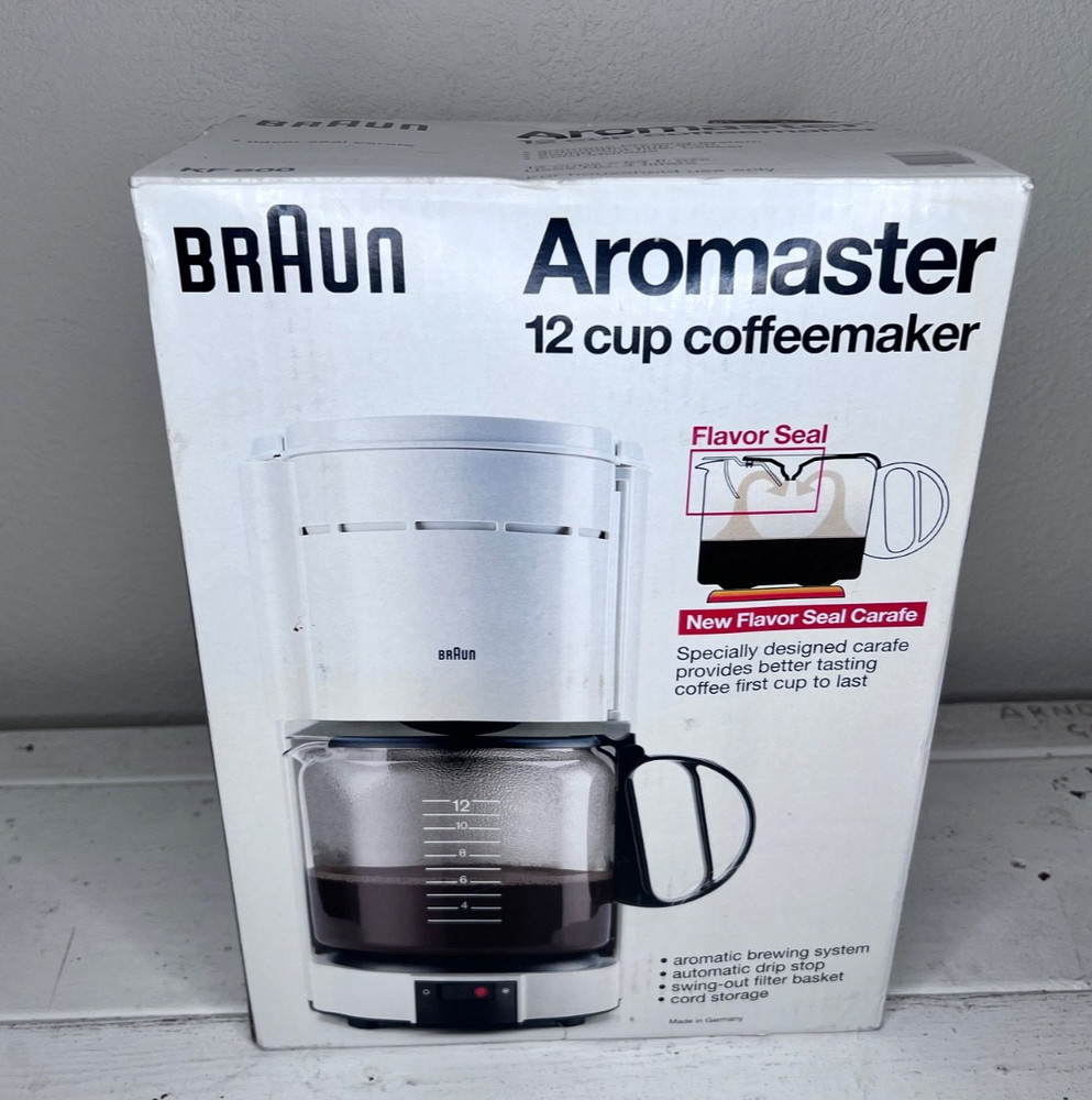 Braun Aromaster KF600 12 Cup Coffee Maker Brewing System New