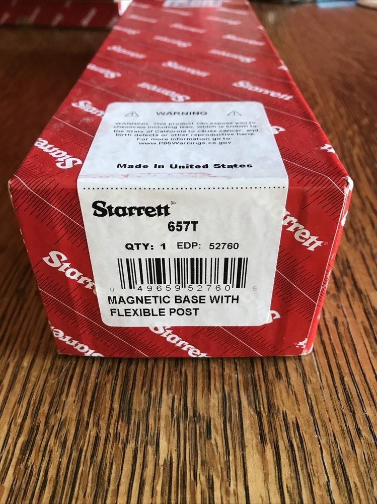 STARRETT 657T Flex-O-Post Magnetic Dial Indicator Holder - USA