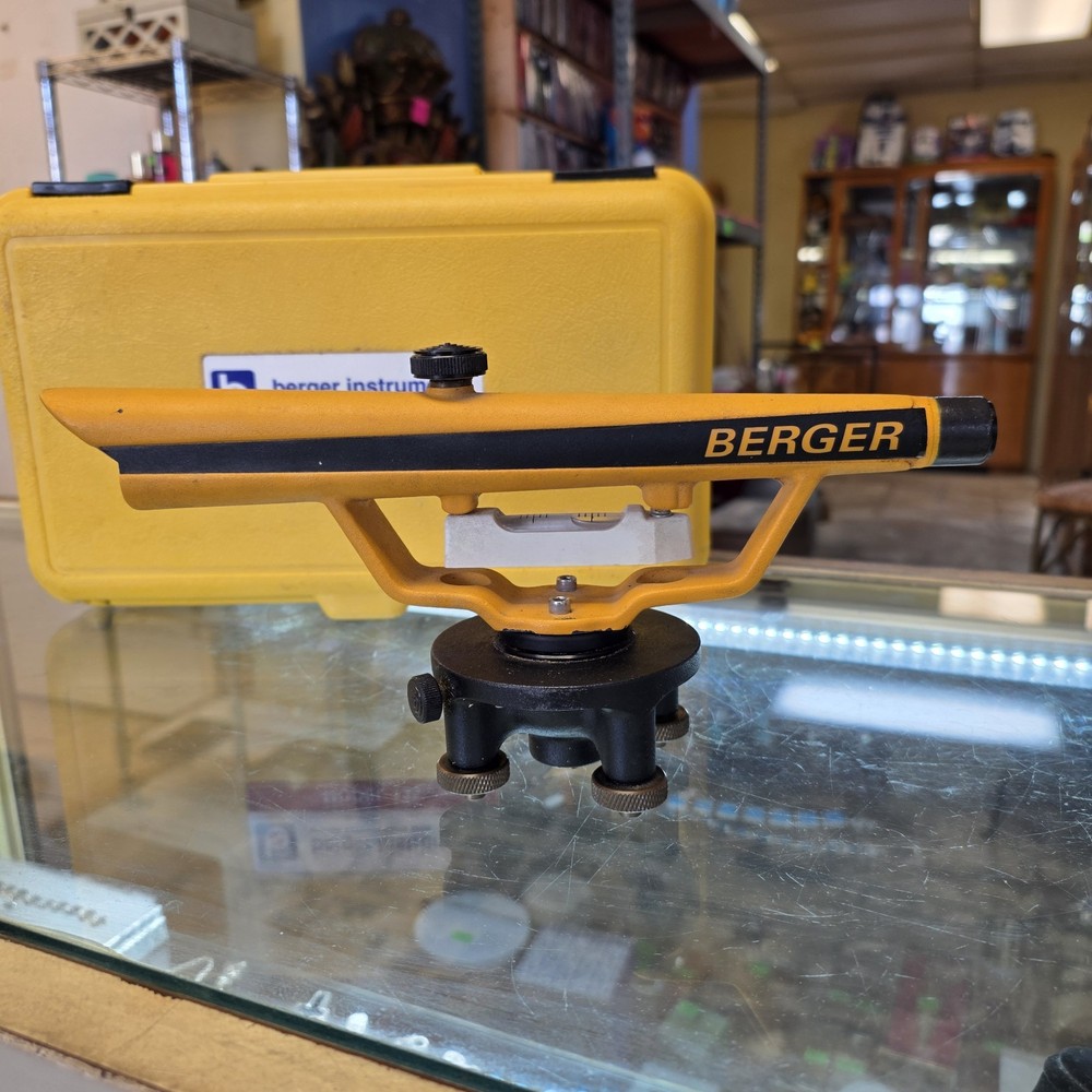 Berger Instruments Model 135 Surveying Transit Level with Hard Case