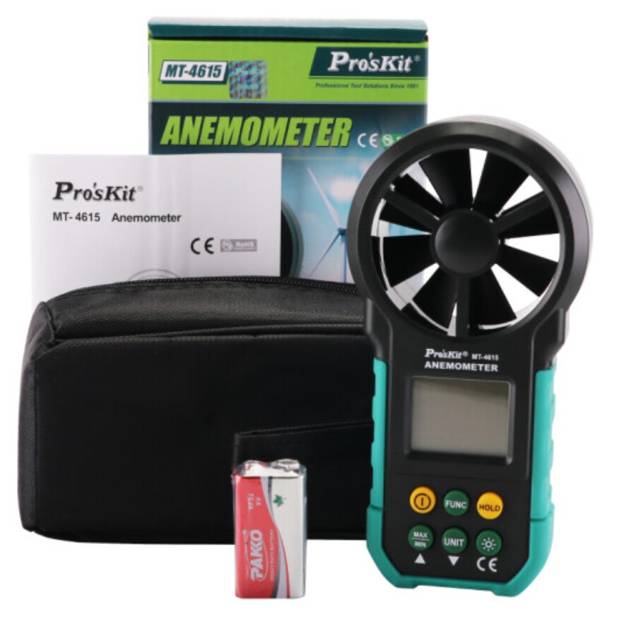 1PC Anemometer Anemometer Airflow Meter   MT-4615-C