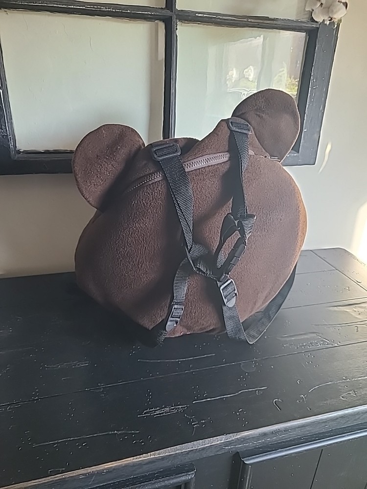 Vintage Wildkin Bear Sleeping Bag Backpack