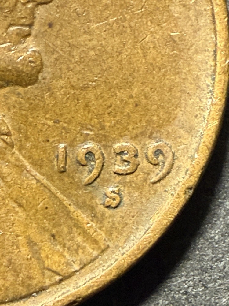 1939 P Wheat Penny Error ~ DDO E10
