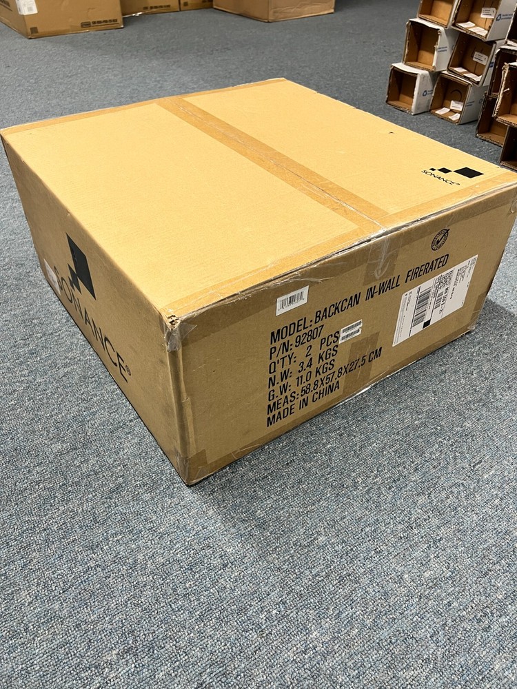 Sonance BACKCAN IN-WALL FIRERATED (92807)