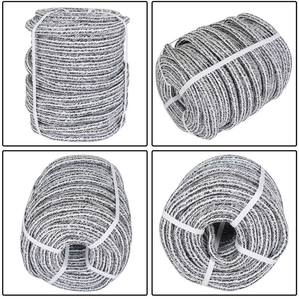 24 Strand Braid Polyester Rope 16000Lbs 5/8" × 200' Arborist Tree Climbing Rope