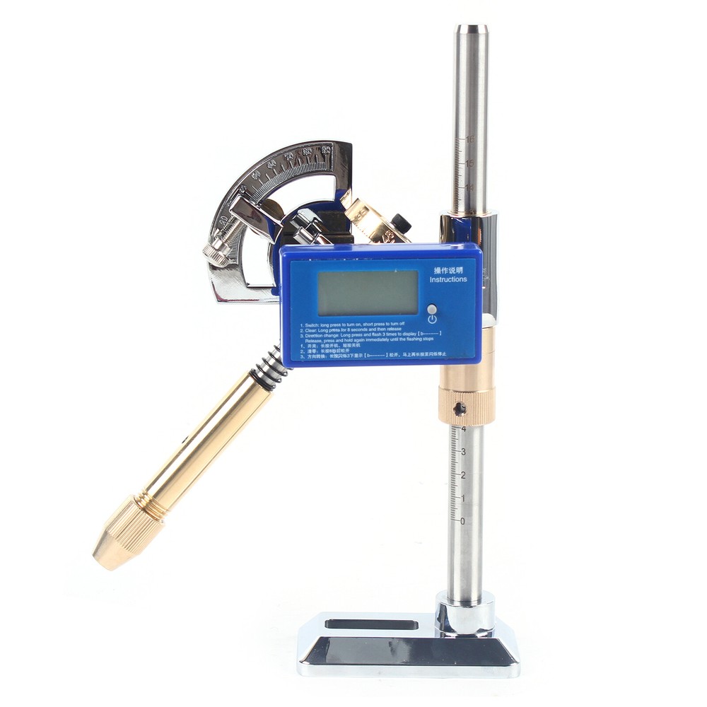Digital Display Angle Manipulator Handle Gem Polishing Faceting Machine Tool