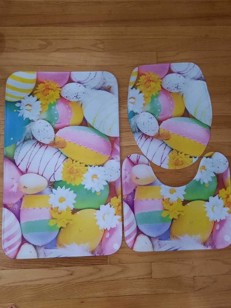 Memory Foam Bathroom 3 Pcs Set New