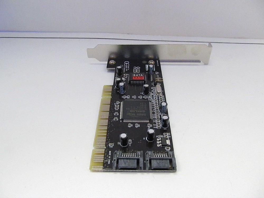 SATA RAID Controller Card SD-SATA150R 2 x Port SATA RAID PCI Silicon chip set