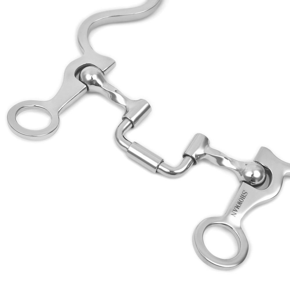 Showman Long S Shank Bit w/ Slow Twist Correction Hinge