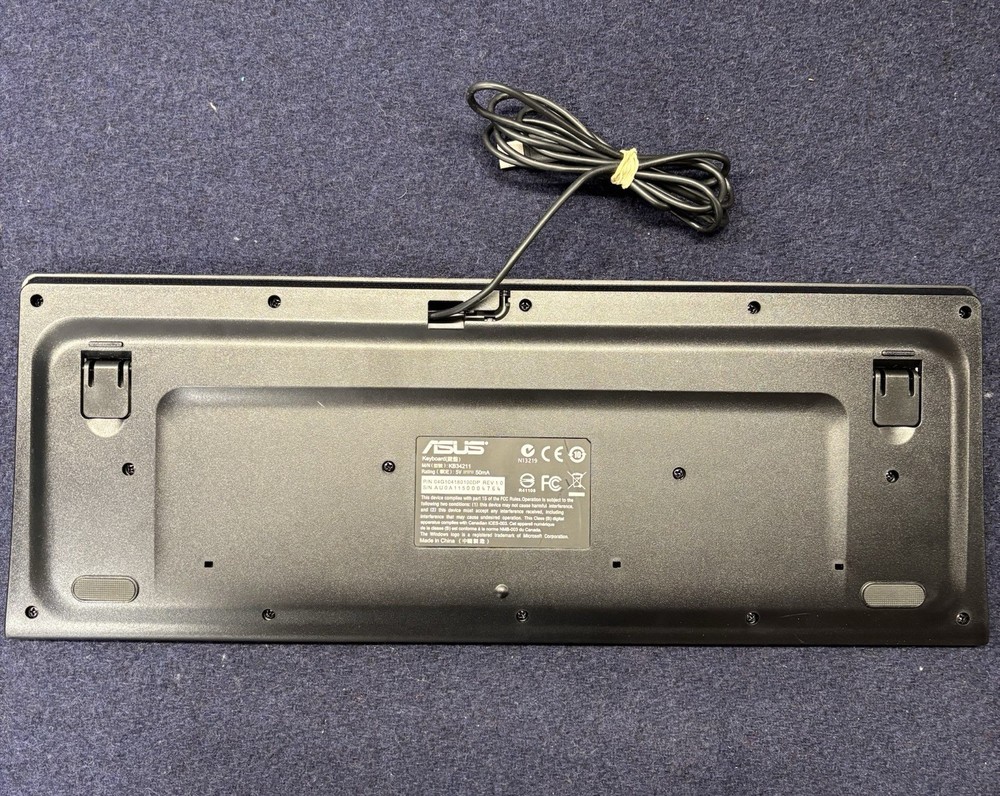 ASUS Wired USB Gaming Slim Keyboard and Mouse Bundle KB34211 + N136