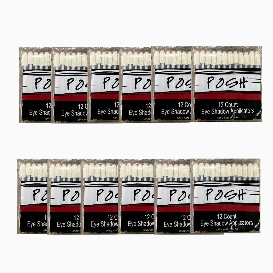12PK - POSH 12 COUNT EYE SHADOW APPLICATORS