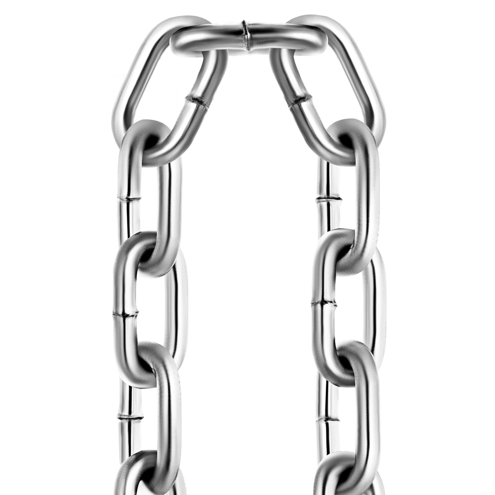 VEVOR Zinc Plated Proof Coil Chain G30 3/16"x100FT Chain Sling Towing Pulling