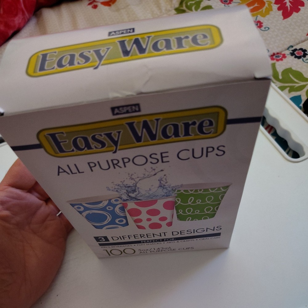 Aspen Easy Ware All Purpose Cups. 100. 5oz Cups.