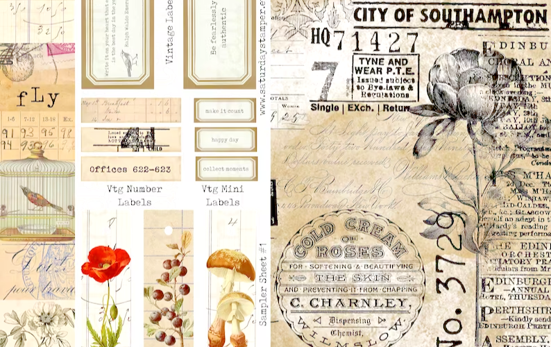 " 10 POUND LOT" Ephemera- 400+ pages- mixed media, old & new, Estate finds.#PC18