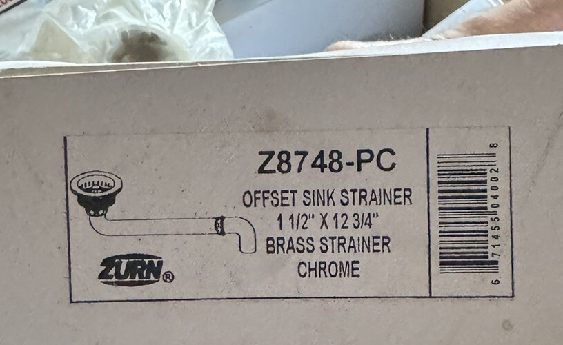 Zurn Z8748-PC Sink Drain