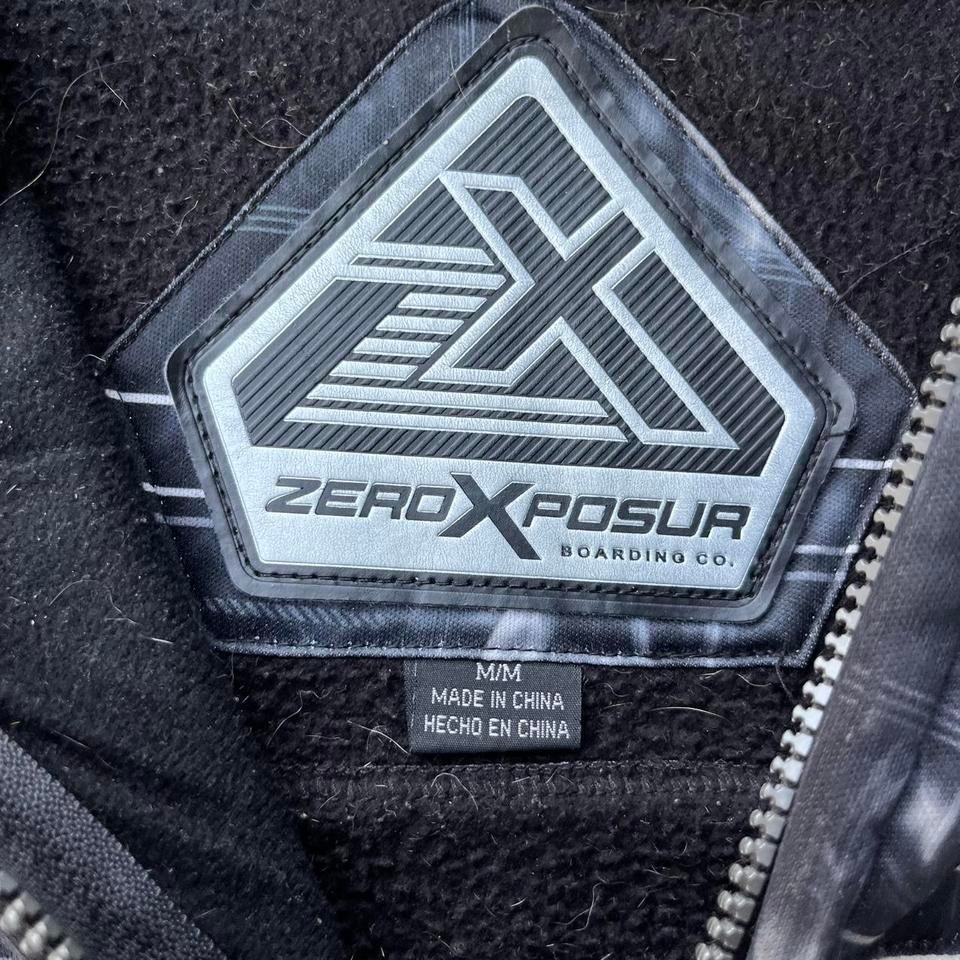 lack and white plaid Zeroxposur jacket