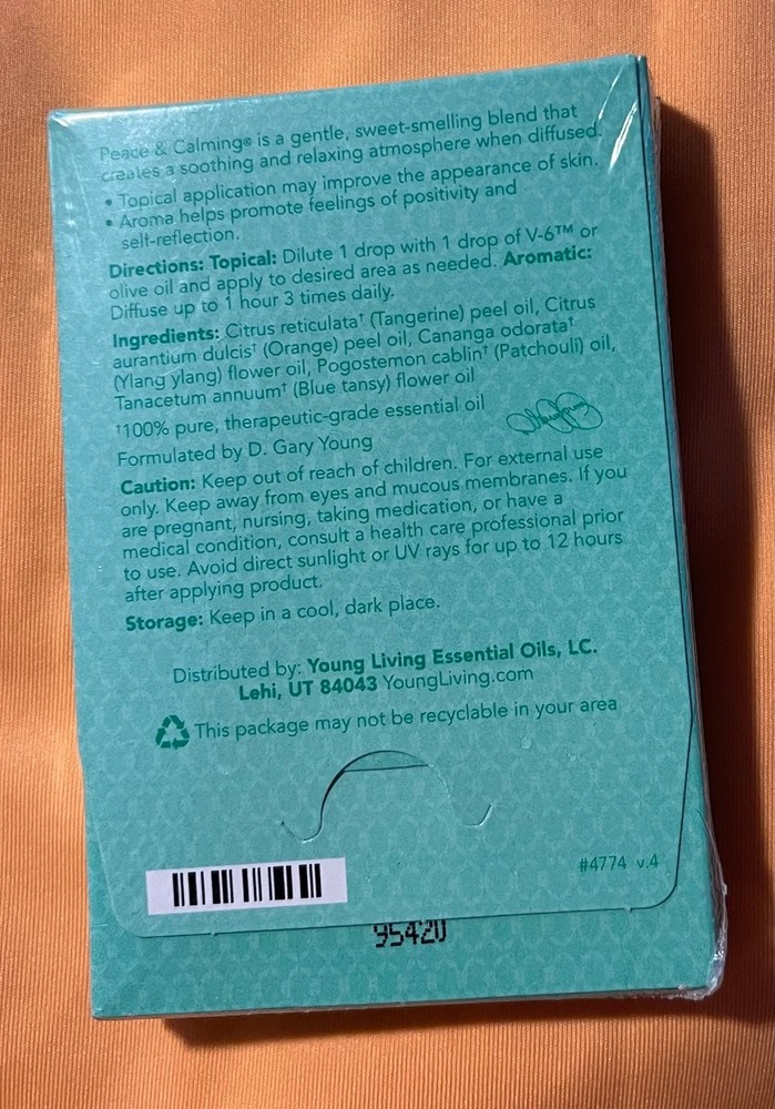 Young Living Essential Oils Sample / Travel Packets