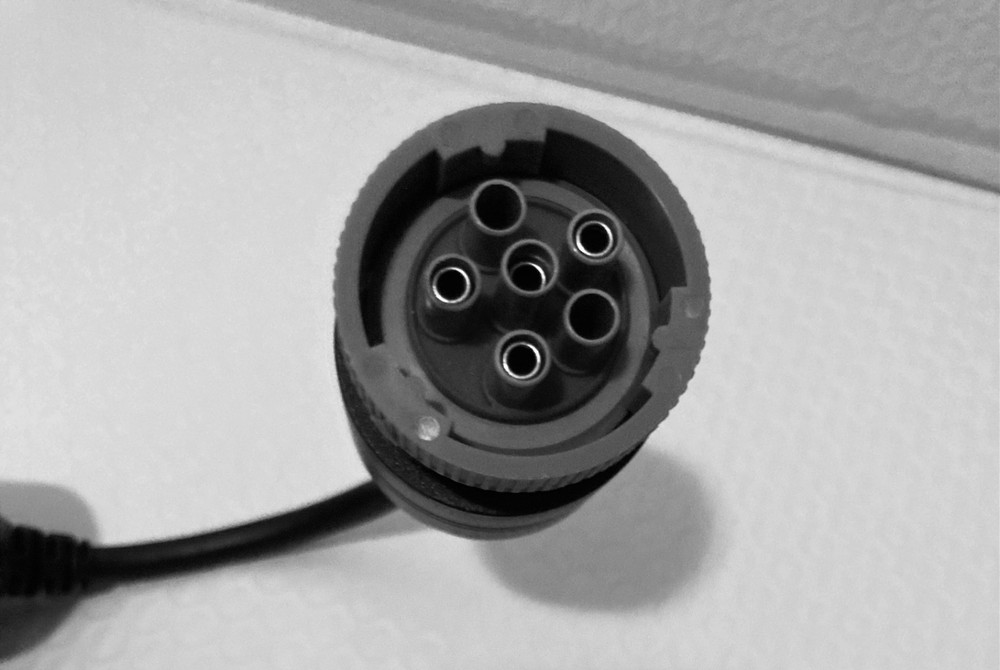 🚛 🏆 GARMIN ELOG ELD DATA LOGGER CABLE PLUG WIRE ONLY BLACK 9to6 Pin Converter