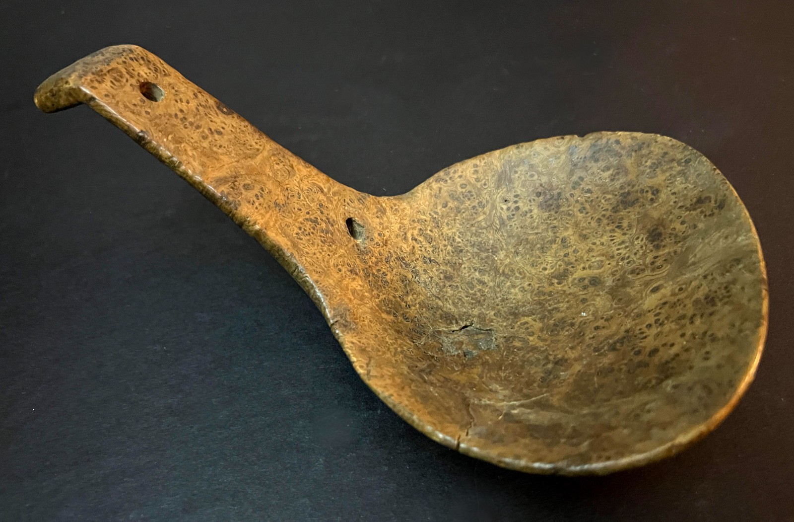 HAIDA-TLINGIT FEAST SPOON/LADLE Hand Made Antique Native American Burlwood Art
