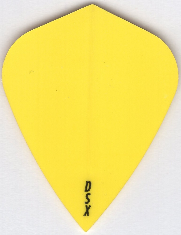 Yellow Kite Dart Flights: 3 per set