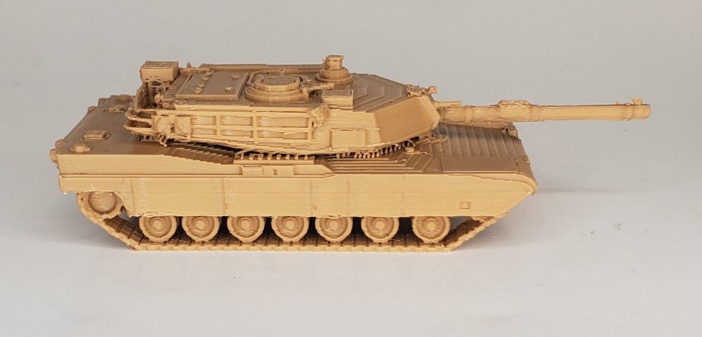 2 Pack - HO Scale - M1A2 Abrams Tank - Moveable Turret- 1:87 Scale - Model Army