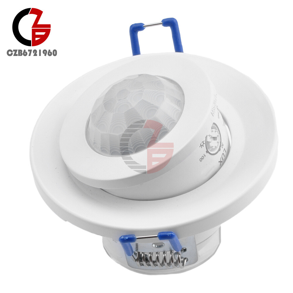AC220-240V PIR Motion Sensor Detection Embedded Rotary Sensor 360° Motion Sensor