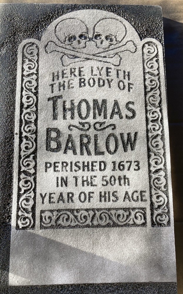 HALLOWEEN TOMBSTONE CUSTOM Vinyl Pattern