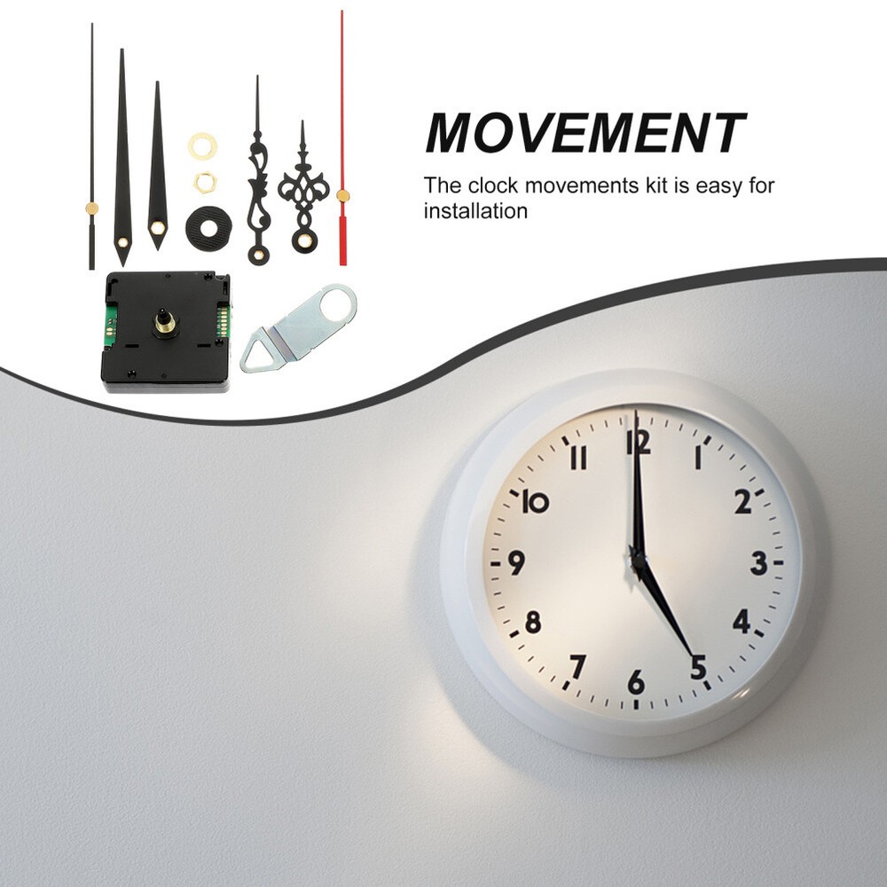 Radio Controlled Clock Movement Replacement Parts Mechanism Wireless