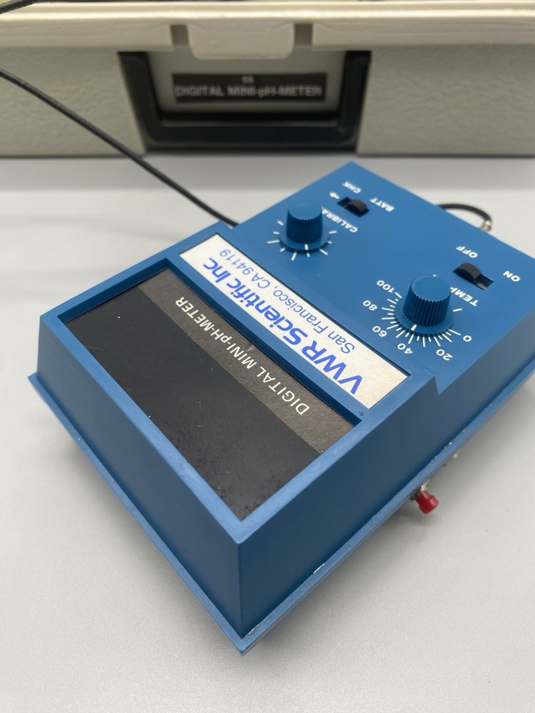 VWR Scientific Digital Mini pH Meter Model 55 Vintage Kit - UNTESTED -