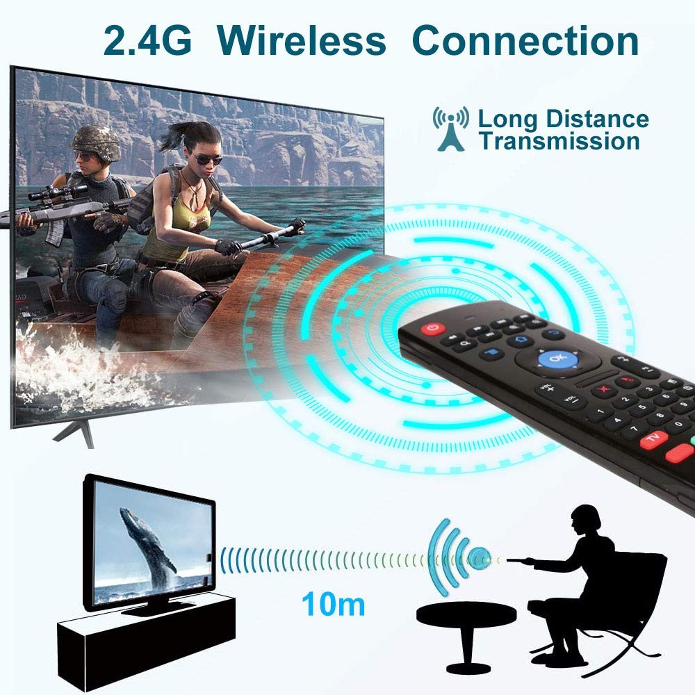 Remote, MX3 2.4G Android Remote with Mini Wireless Keyboard,for Android TV//I...