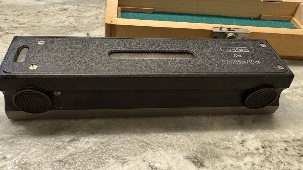 Fowler LEVEL VIN 8” 0.0005'' / 10'' Precision Level