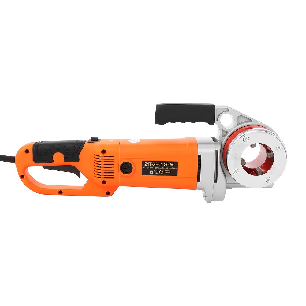 1/2" - 2 Inch Handheld Electric Pipe Threader Threading Machine W/6 Pipe Cutter