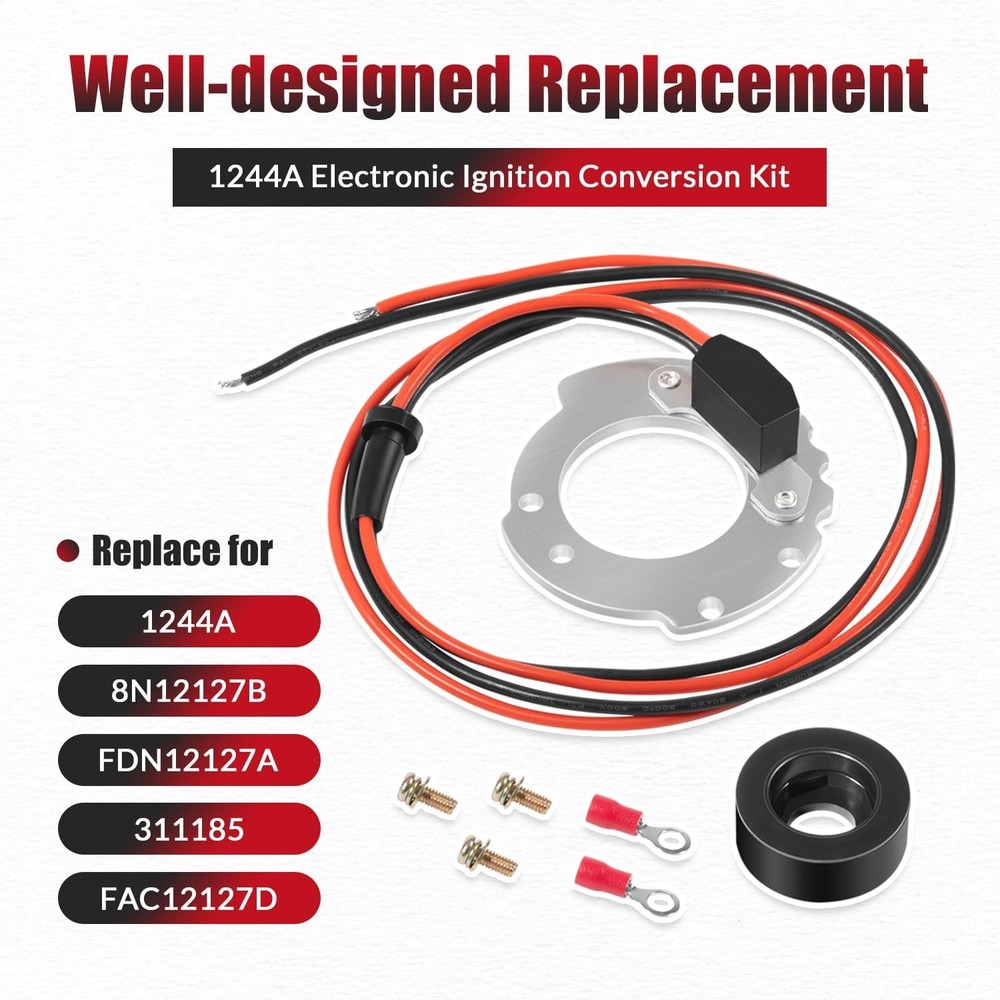 1244A For Pertronix Electronic Ignition Conversion Kit Ignitor for Ford 4 CYL