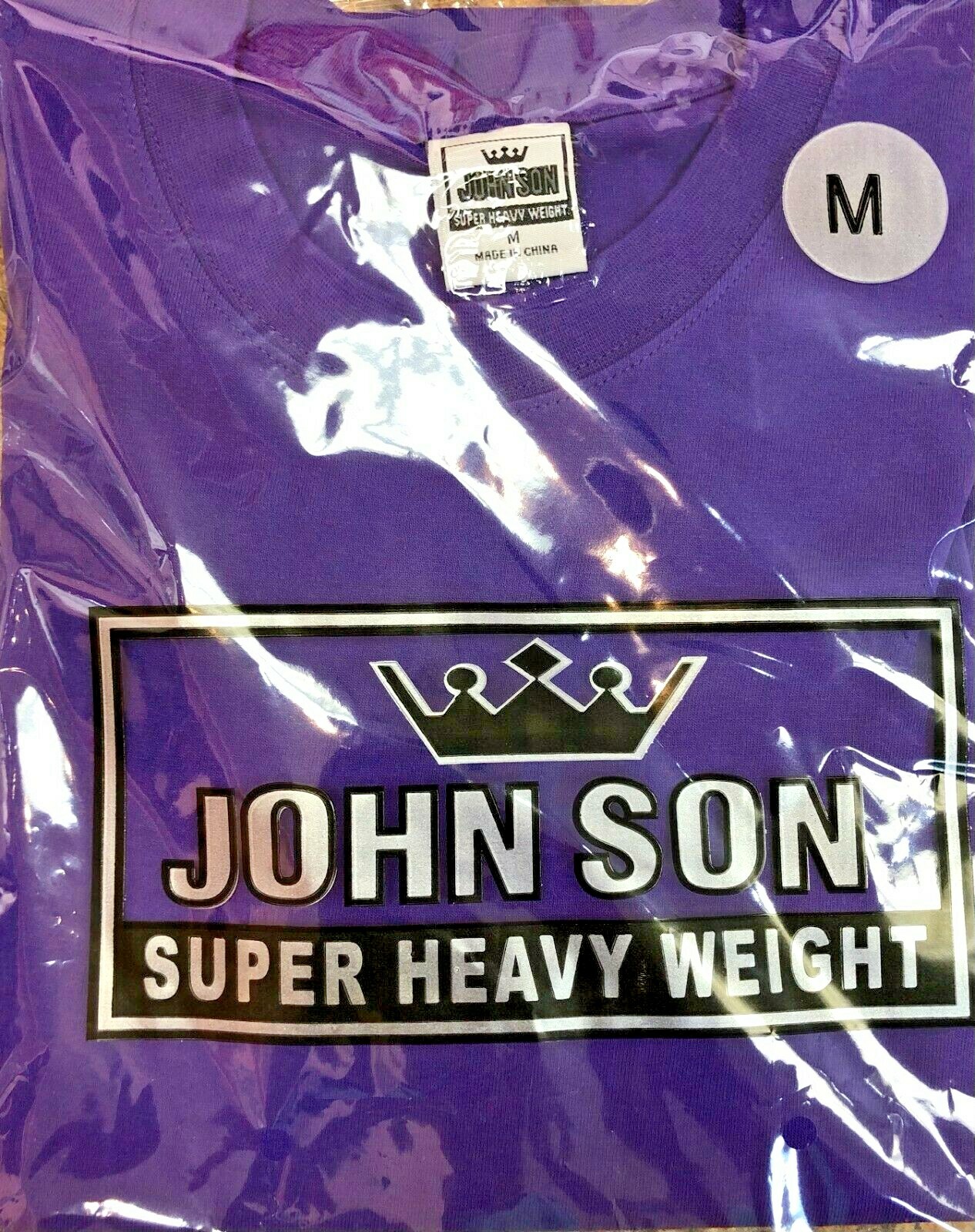 Plain T-shirts Round Neck [JOHN SON] Super Heavy Weight[S~7XL] Big Size [Single]